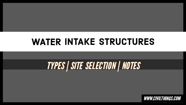Water-INTAKE-STRUCTURES