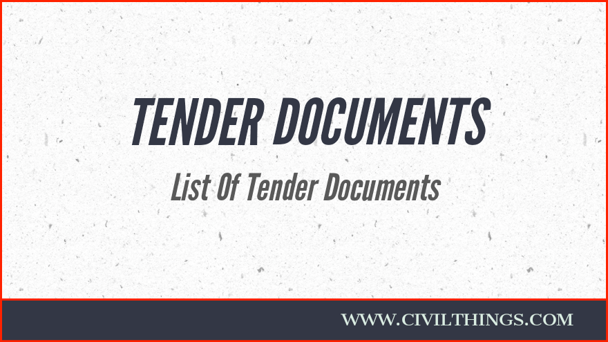 list-of-tender-documents