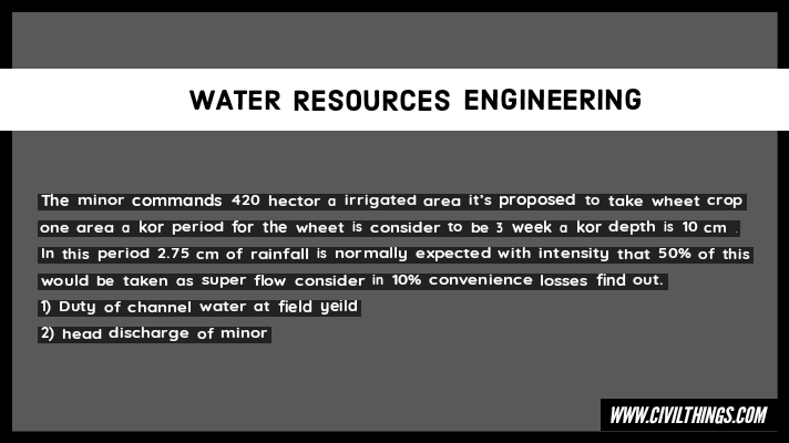 duty-of-channel-water-at-field-yield-head-discharge-of-minor