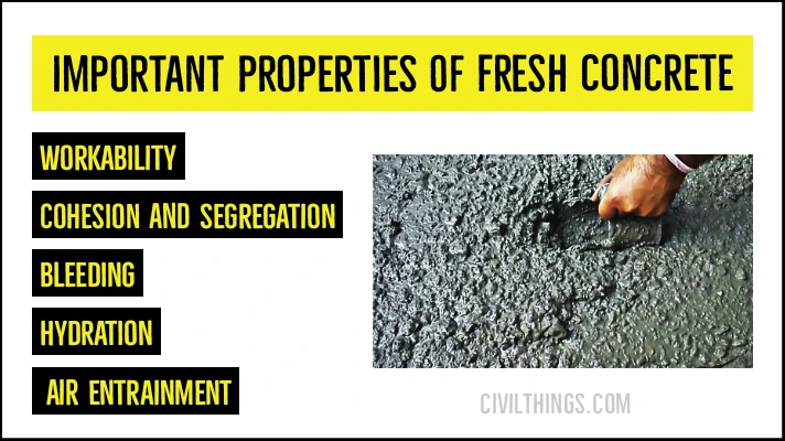 Fresh Concrete properties