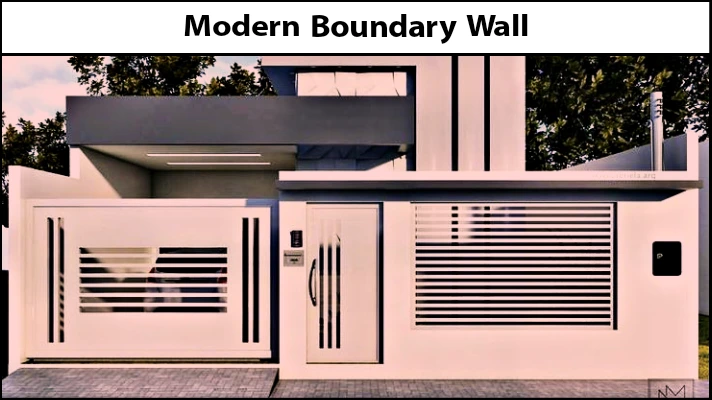 Modern Compound Wall Design ideas - Boundary Wall Design ideas 