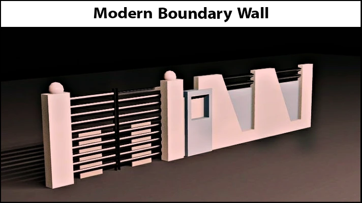 Modern Compound Wall Design ideas - Boundary Wall Design ideas