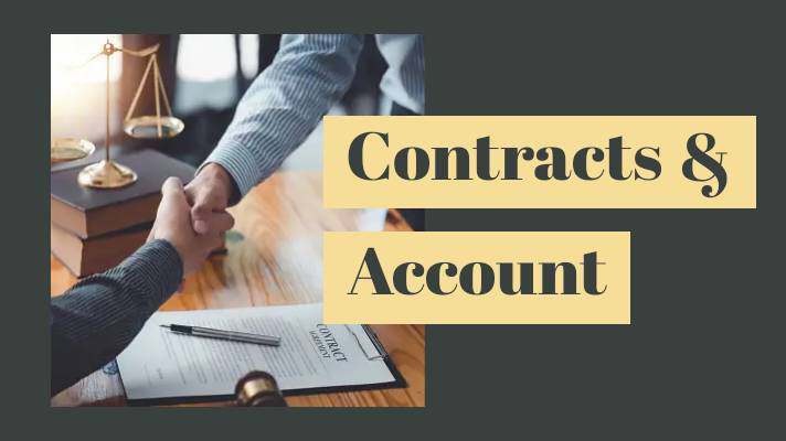 Contracts and account