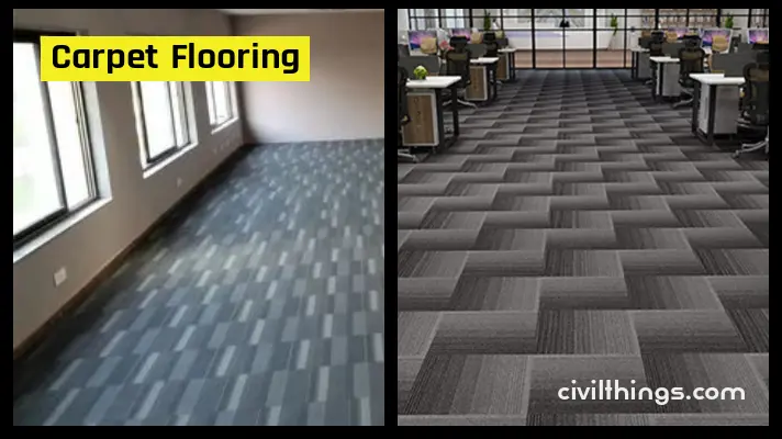 Wooden Flooring and Carpet Flooring and Vinyl flooring and types of soft flooring  information 