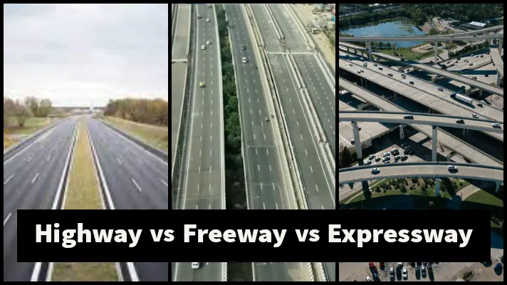 Highway vs Freeway vs Interstate vs Expressway