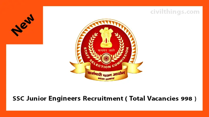 SSC Junior Engineers Recruitment