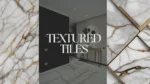 Modern marble textured tiles