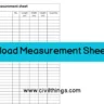 Measurement sheet Download PDF