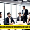 Best Job Opportunities for Freshers in Civil Engineering