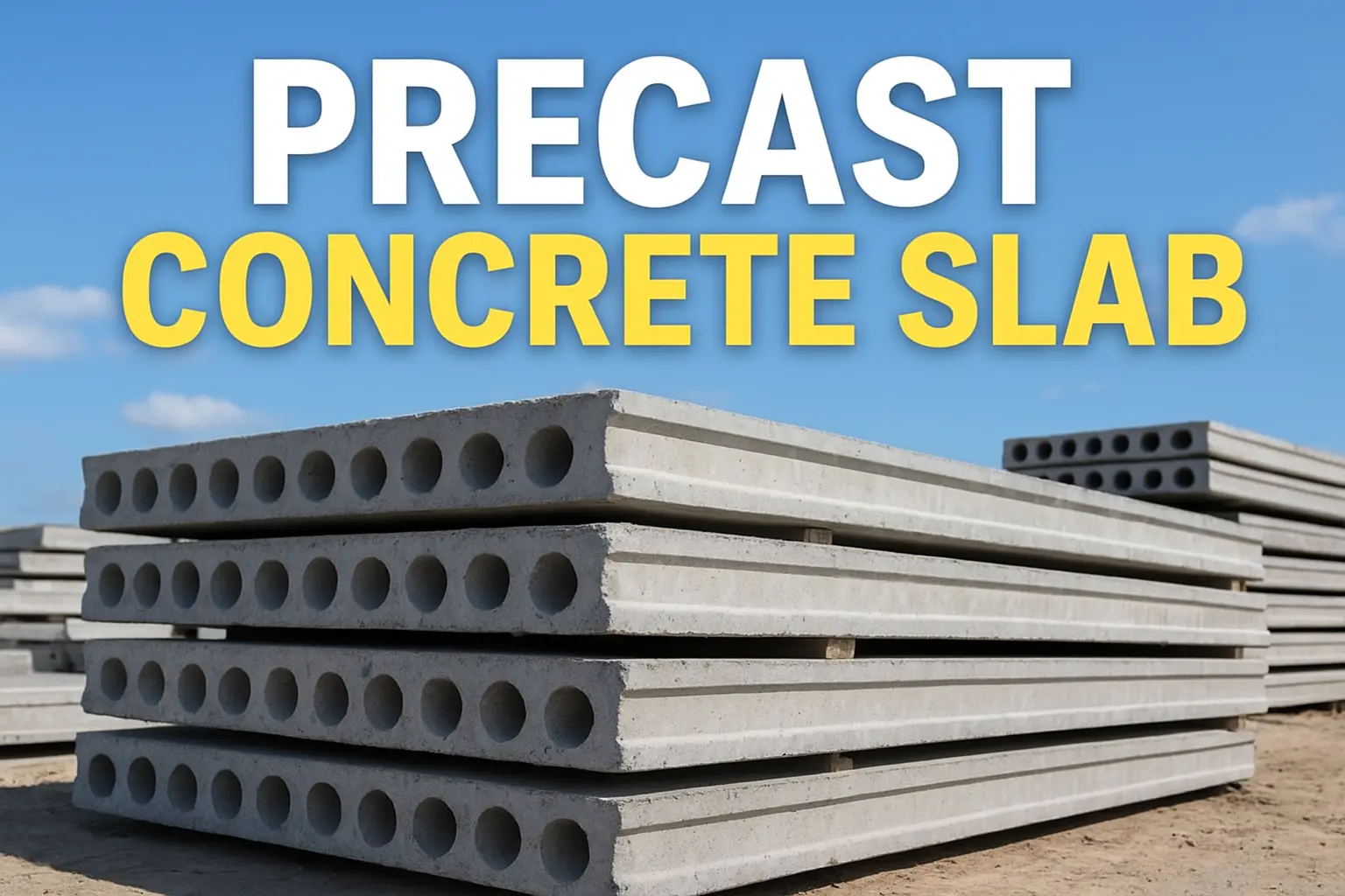 Precast Concrete Slabs: Types, Uses, Advantages & Cost