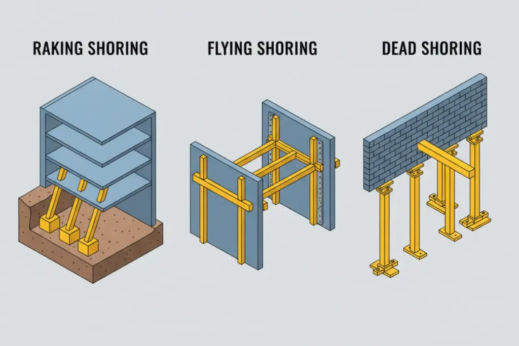 Types of Shoring in Construction